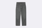 Pantalon Carhartt WIP Single Knee Pant Graphite Stone Canvas para hombre